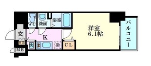 プレサンス塚本駅前の物件間取画像